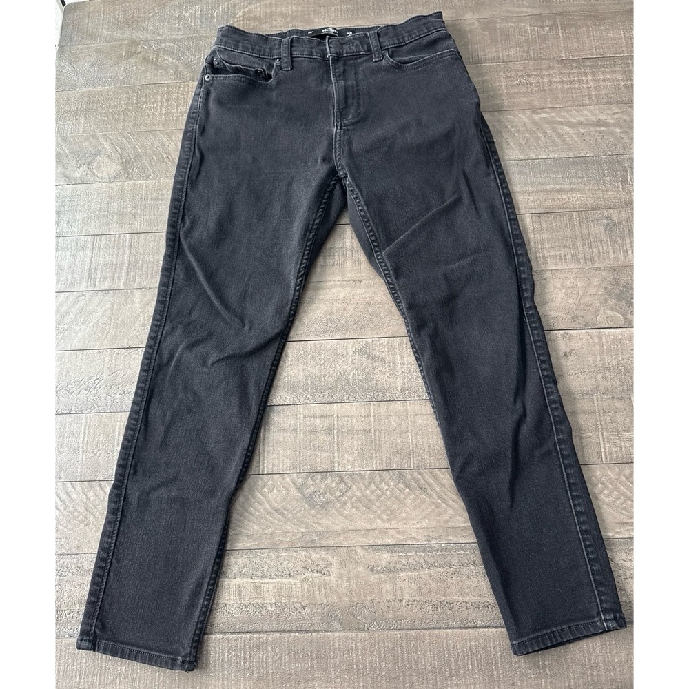 Hollister California Men's Black Taper Jeans Size 30"x 30"